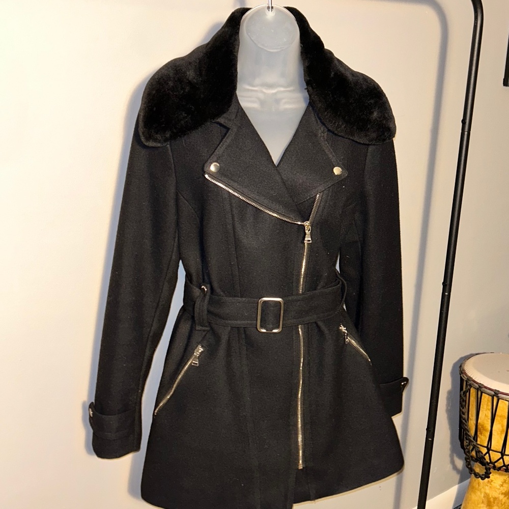 Express, size medium, black, winter coat